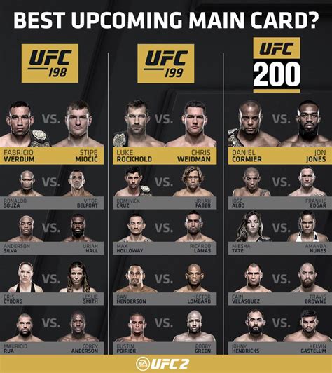 ufc fight cards coming up